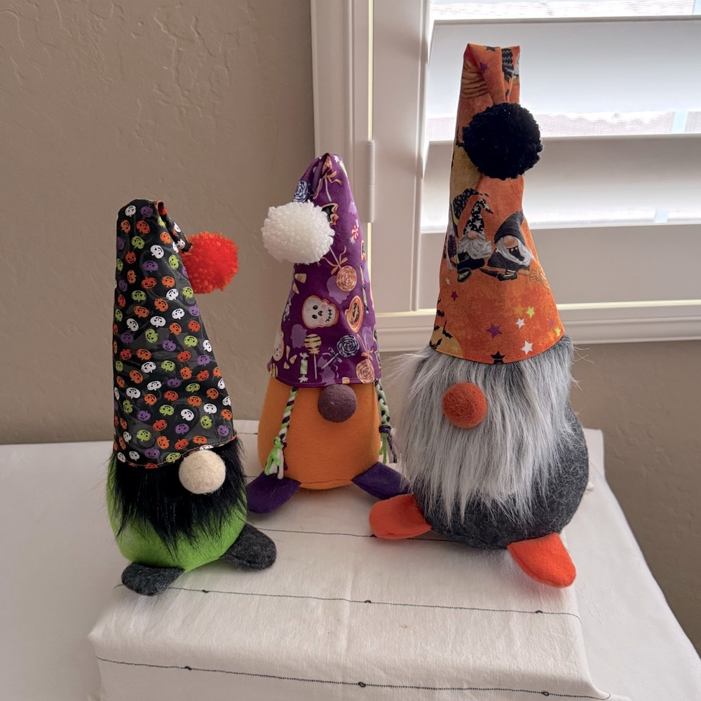 Halloween Gnomes Set of Three